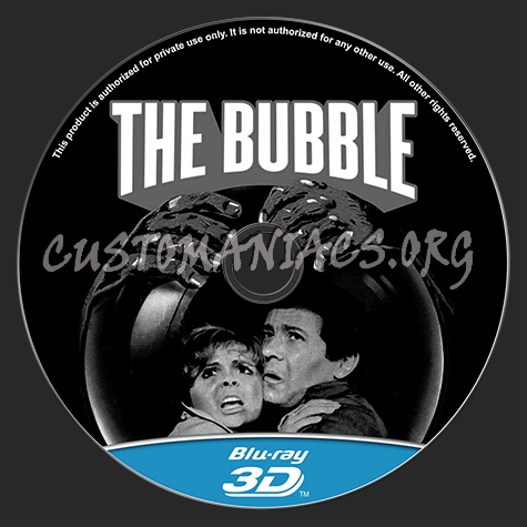 The Bubble (1966) 3D blu-ray label