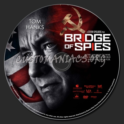 Bridge Of Spies dvd label