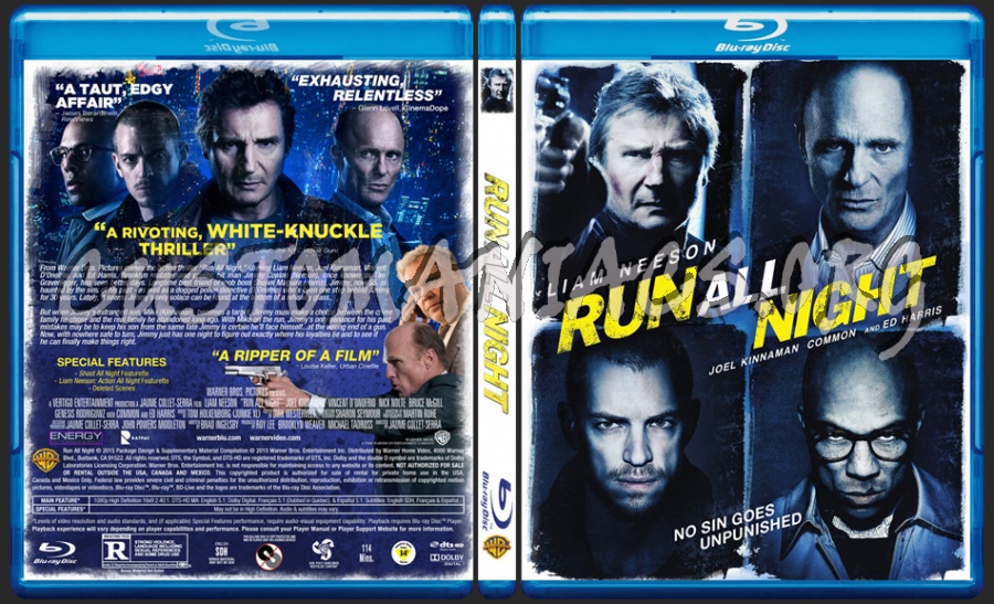 Run All Night dvd cover