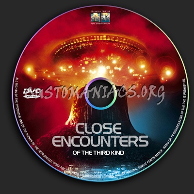 Close Encounters of the Third Kind dvd label