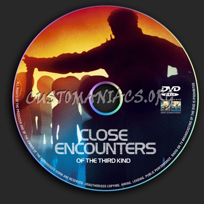 Close Encounters of the Third Kind dvd label