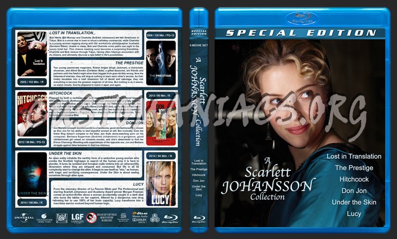 A Scarlett Johansson Collection blu-ray cover