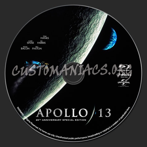 Apollo 13 (20th Anniversary Special Edition) blu-ray label