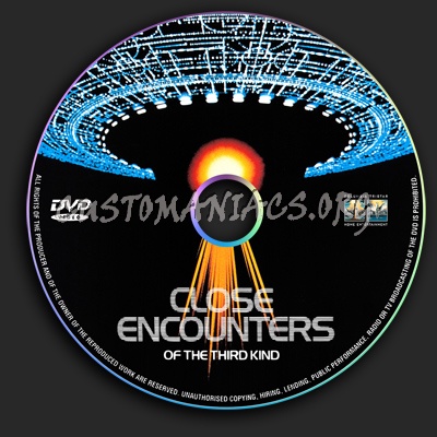 Close Encounters of the Third Kind dvd label