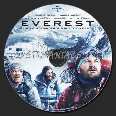 Everest (2015) dvd label