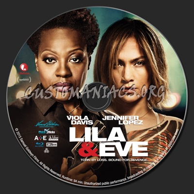 Lila & Eve blu-ray label