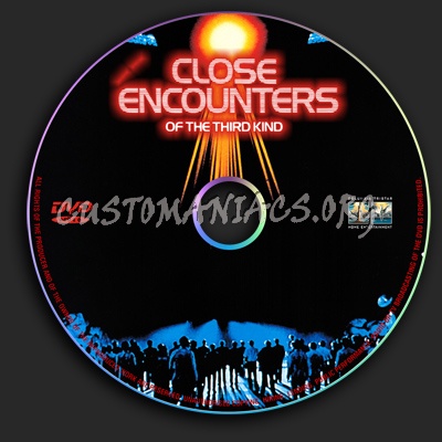 Close Encounters of the Third Kind dvd label