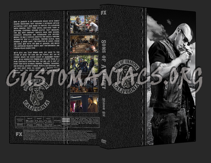 Sons of Anarchy Season 6 dvd cover