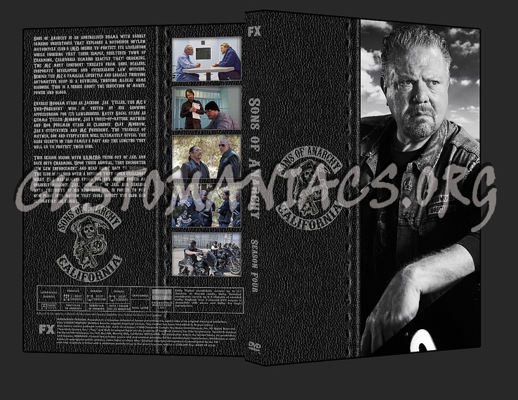 sons of anarchy season 4 dvd cover