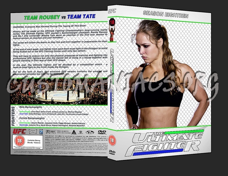 the ultimate fighter season 18 dvd cover
