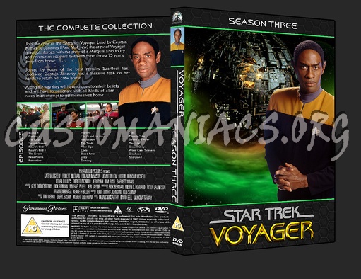 Star Trek Voyager: Season 3 dvd cover