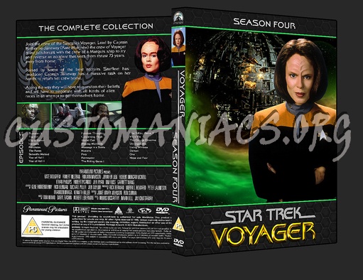 Star Trek Voyager: Season 4 dvd cover