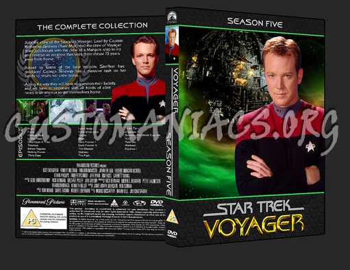 Star Trek Voyager: Season 5 dvd cover