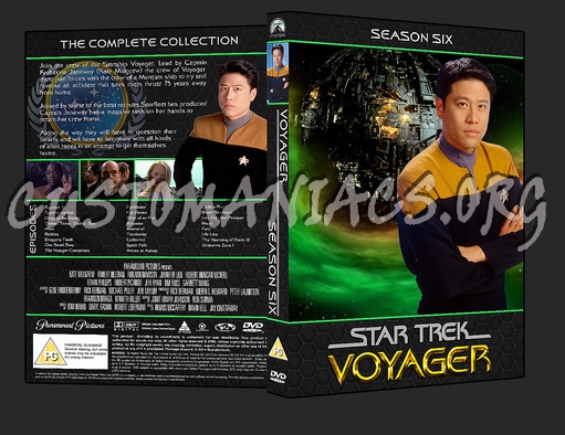 Star Trek Voyager: Season 6 dvd cover