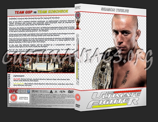 the ultimate fighter season 12 dvd cover