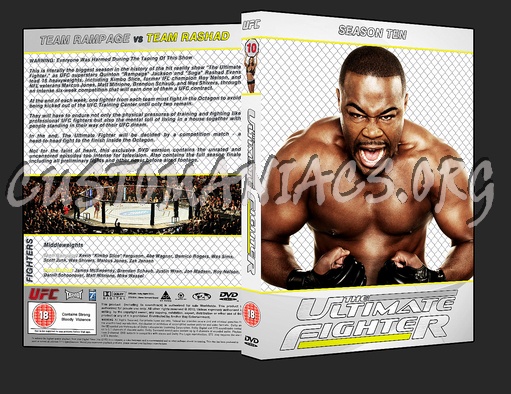 the ultimate fighter season 10 dvd cover
