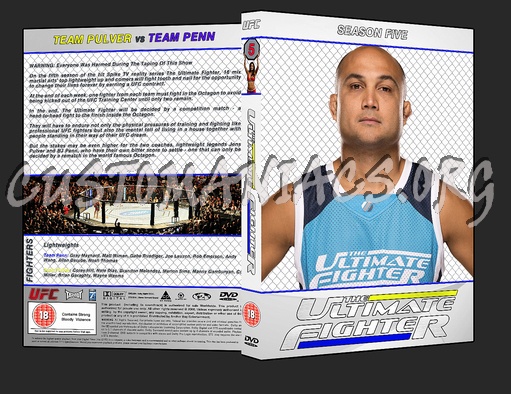 the ultimate fighter season 5 dvd cover