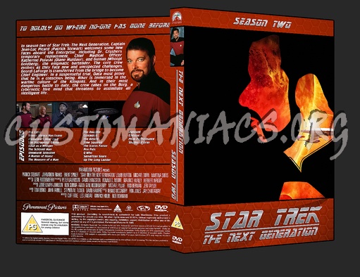 Star Trek The Next Generation: Season 2 dvd cover