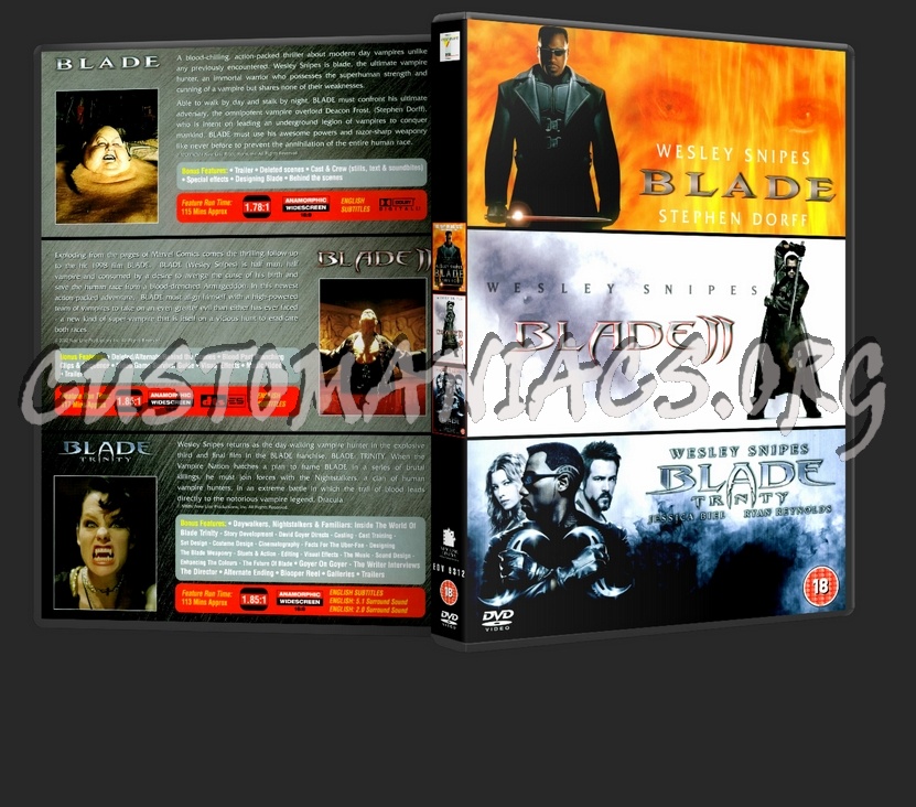 Blade Trilogy dvd cover