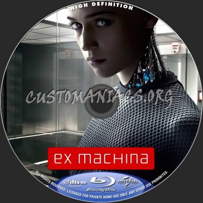 Ex Machina blu-ray label