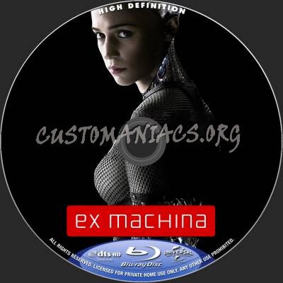 Ex Machina blu-ray label