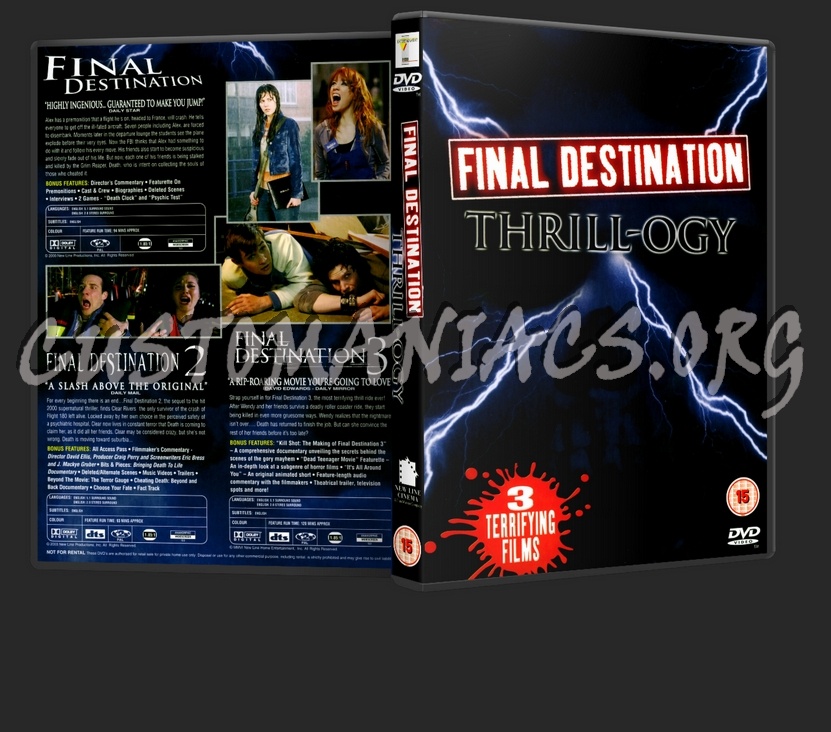Final Destination: Thrill-ogy dvd cover
