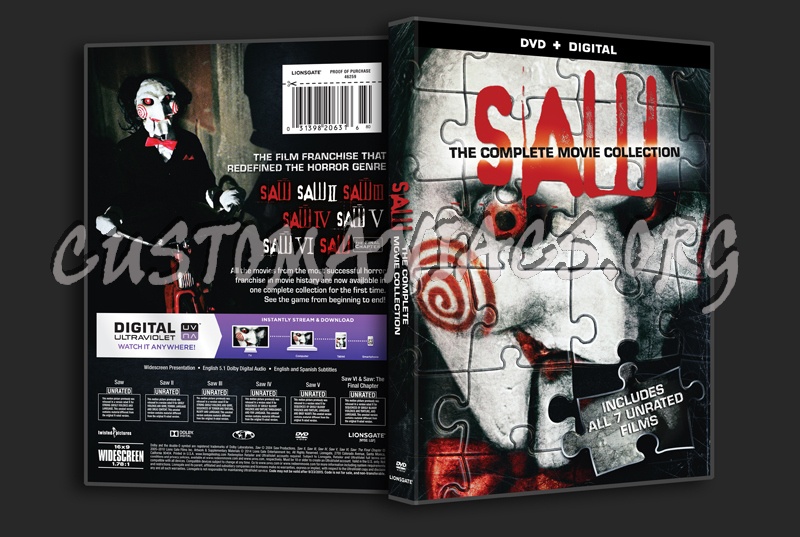 Saw the Complete Movie Collection dvd cover