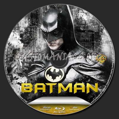 Batman blu-ray label