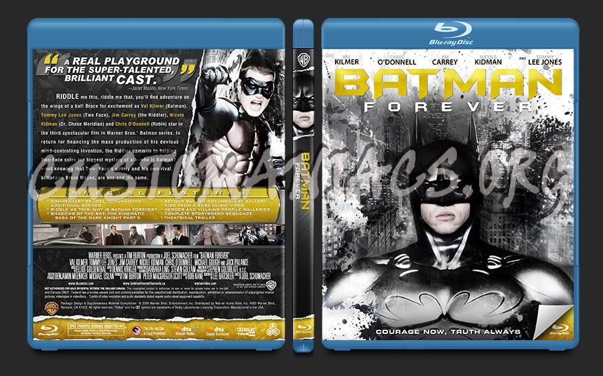 Batman Forever blu-ray cover