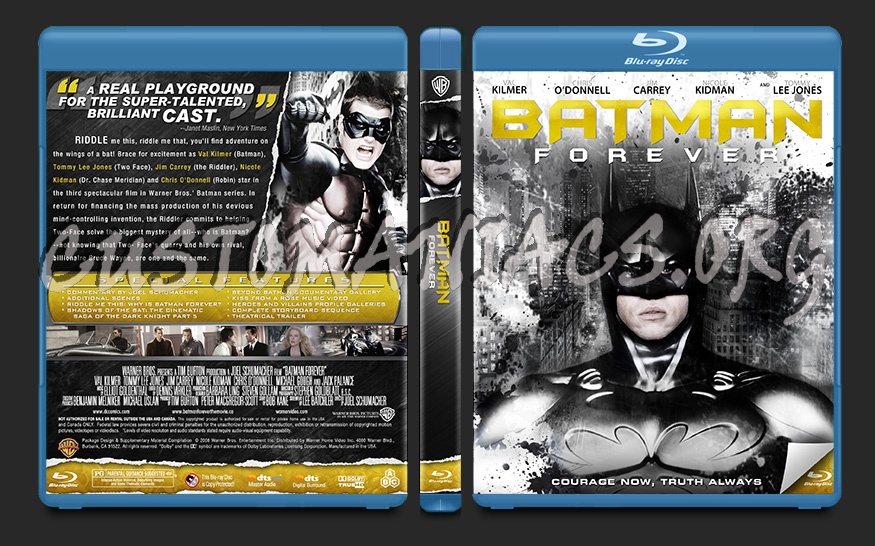 Batman Forever blu-ray cover