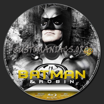 Batman and Robin blu-ray label