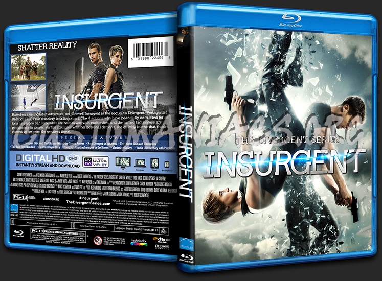 Insurgent blu-ray cover