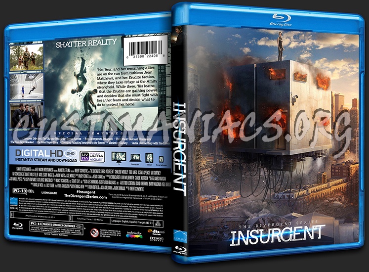 Insurgent blu-ray cover