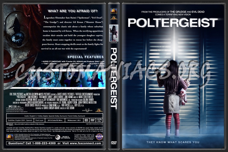 Poltergeist (2015) dvd cover