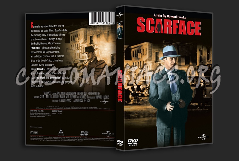 Scarface (1932) dvd cover