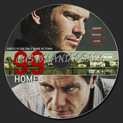 99 Homes dvd label