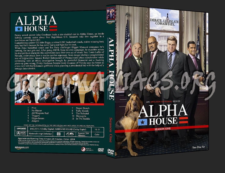 Alpha House - S1 dvd cover