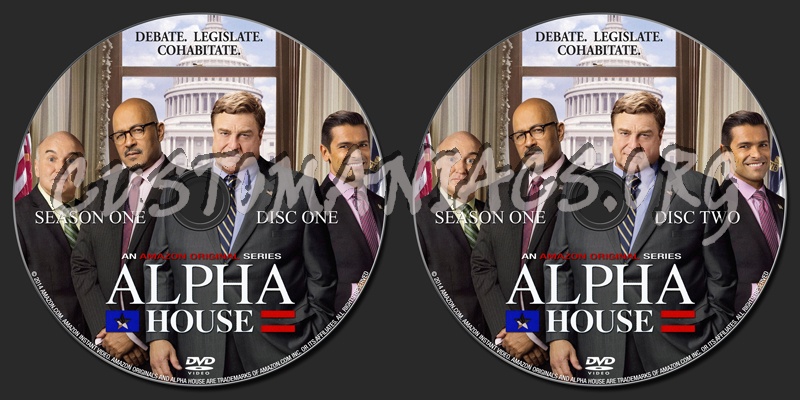 Alpha House - S1 dvd label