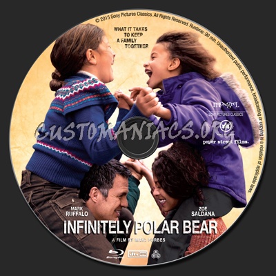 Infinitely Polar Bear blu-ray label