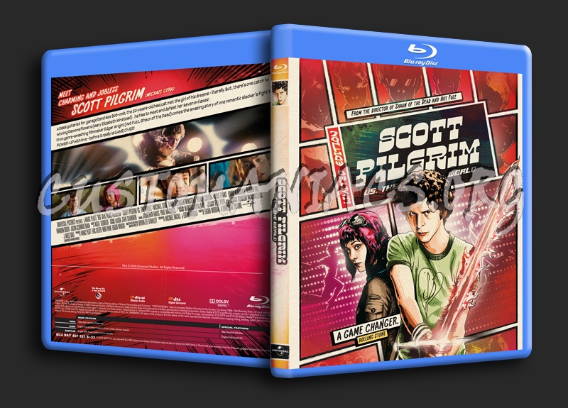 Scott Pilgrim vs the World blu-ray cover