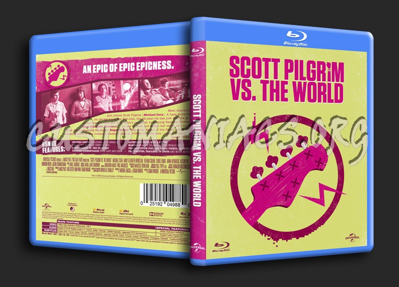 Scott Pilgrim vs the World blu-ray cover