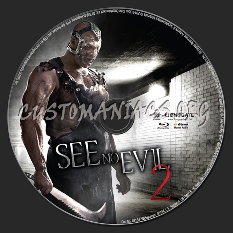 See No Evil 2 blu-ray label