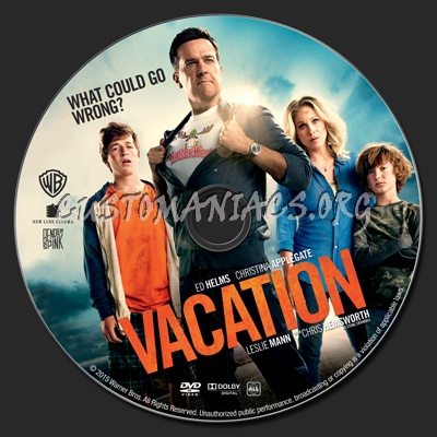 Vacation dvd label