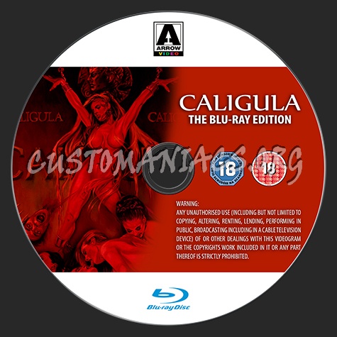 Caligula blu-ray label