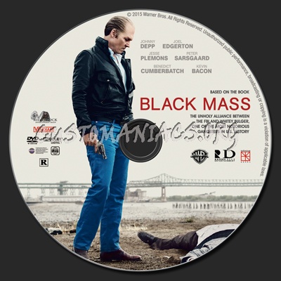 Black Mass dvd label