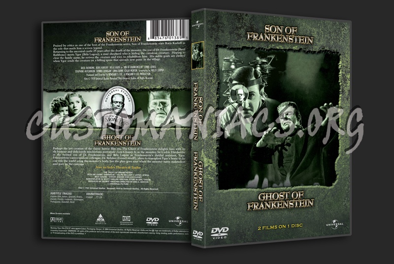 Son of Frankenstein / Ghost of Frankenstein dvd cover