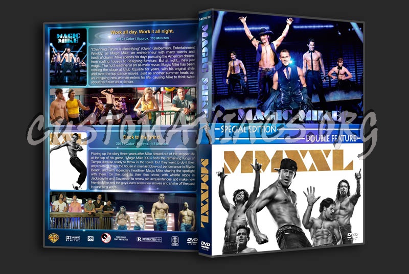 Magic Mike Double Feature dvd cover