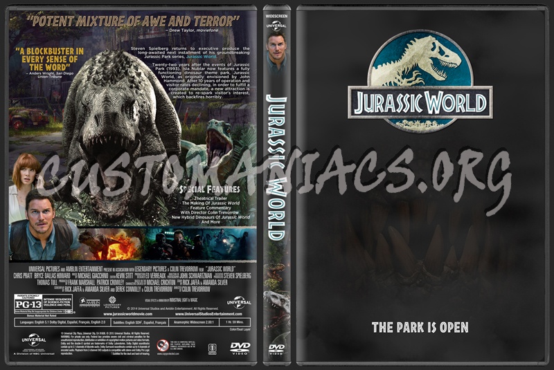 Jurassic World dvd cover