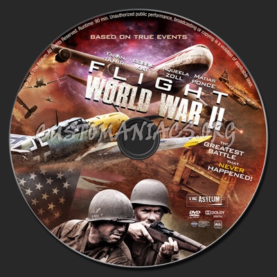 Flight World War II dvd label