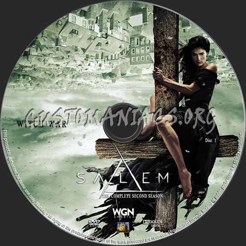 Salem Season 2 dvd label